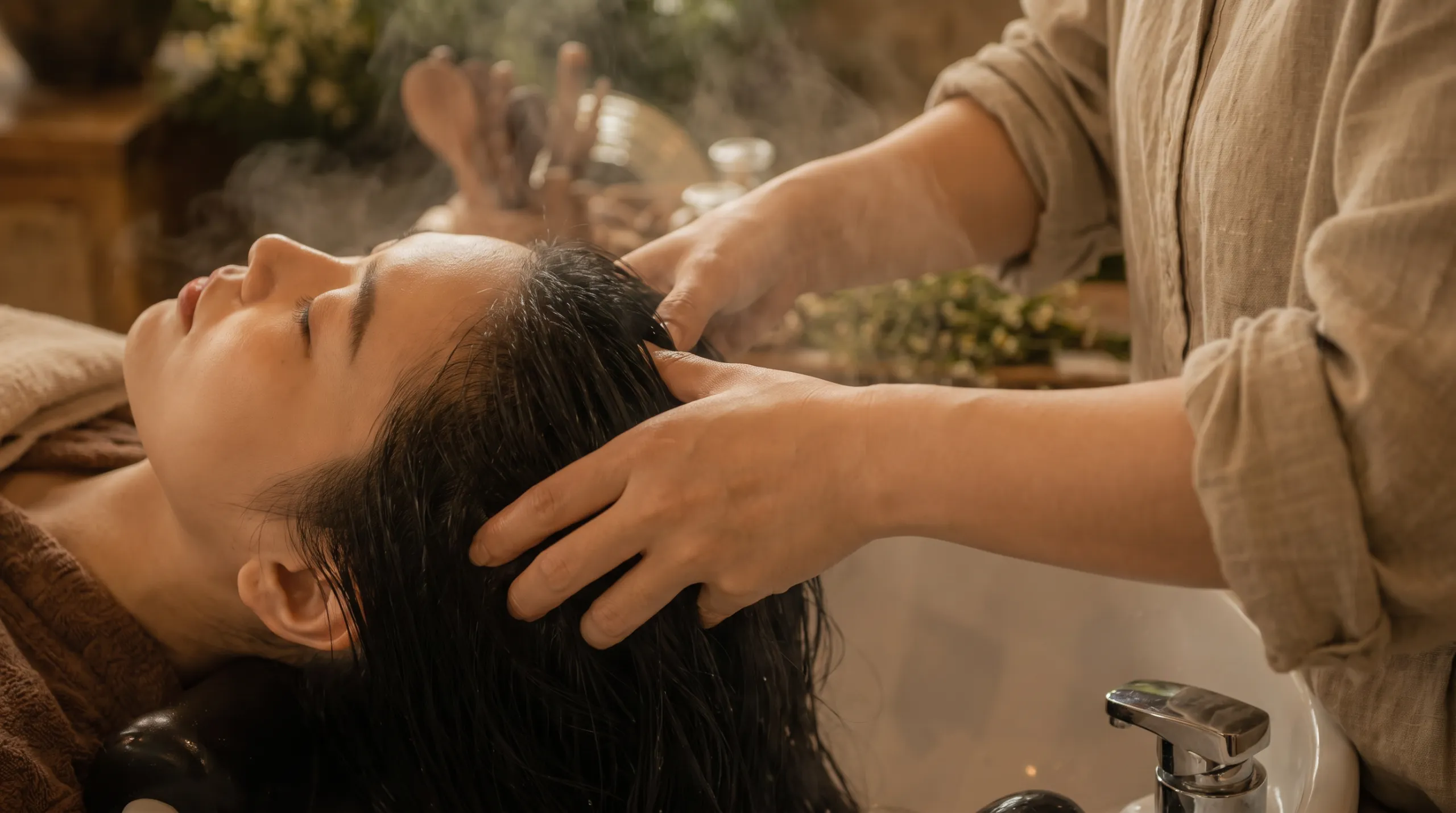 Final restorative rinsing treatment